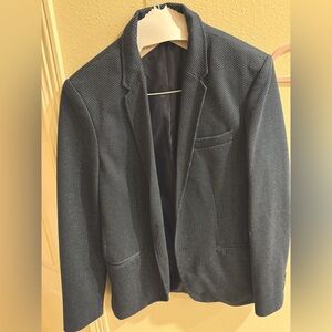 Navy blue men’s suit